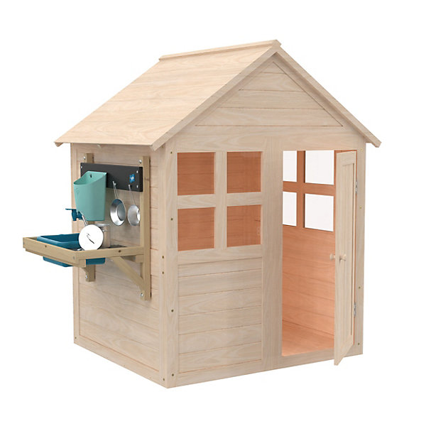 Maisonnette avec plancher et cuisine BOUTON D'OR COTTAGE en bois