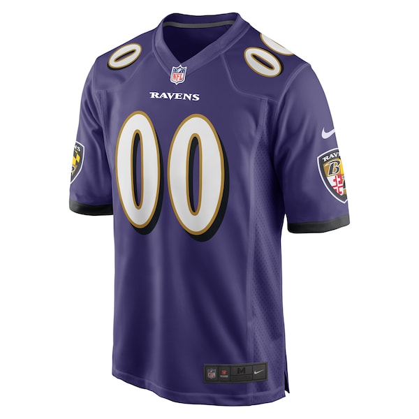 Youth's Baltimore Ravens Nike Custom Game Jersey - Purple