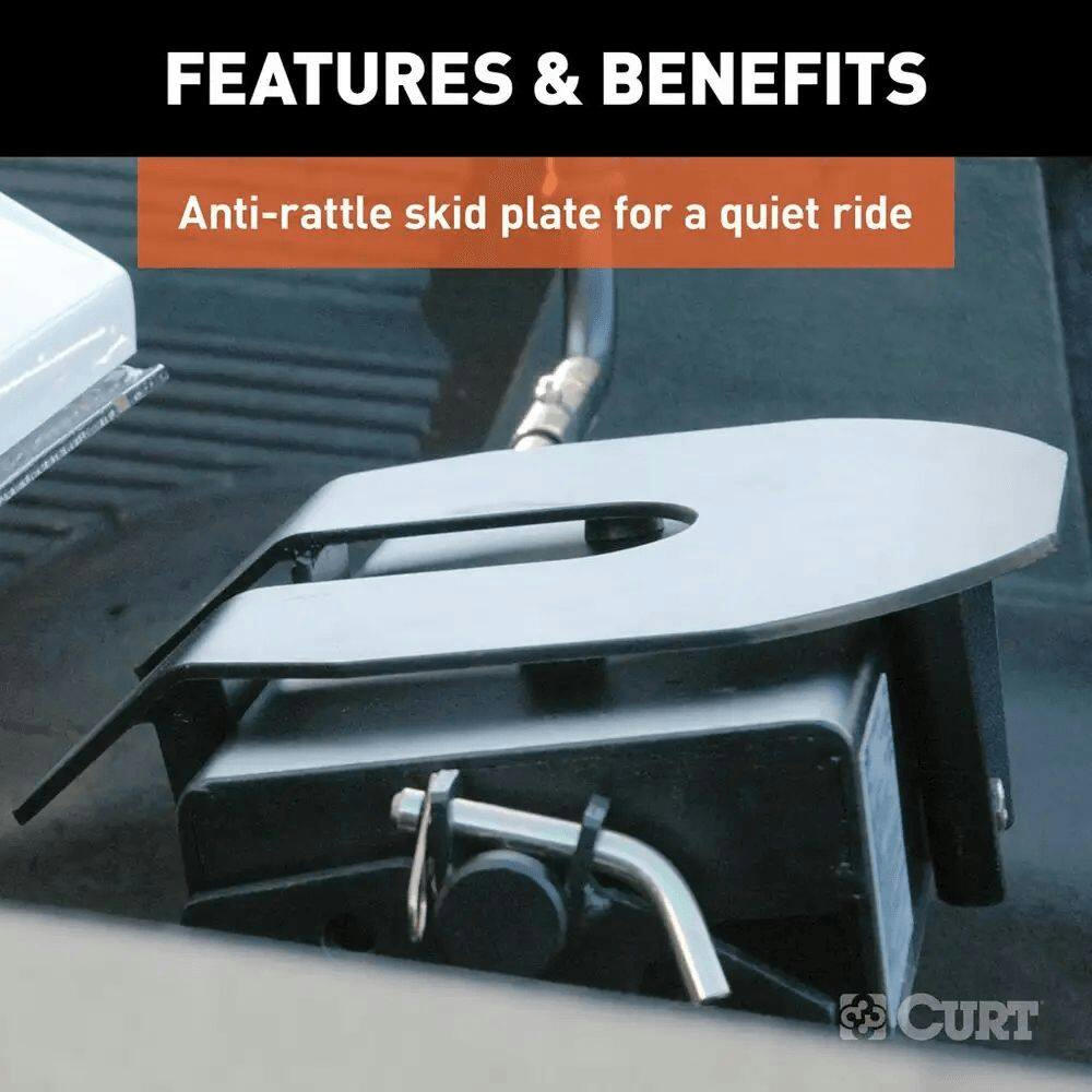 CURT E16 5th Wheel Hitch with Rails