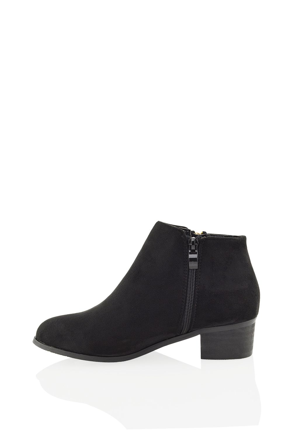XY London Alberto' Low Heel Zip Up Ankle Boots