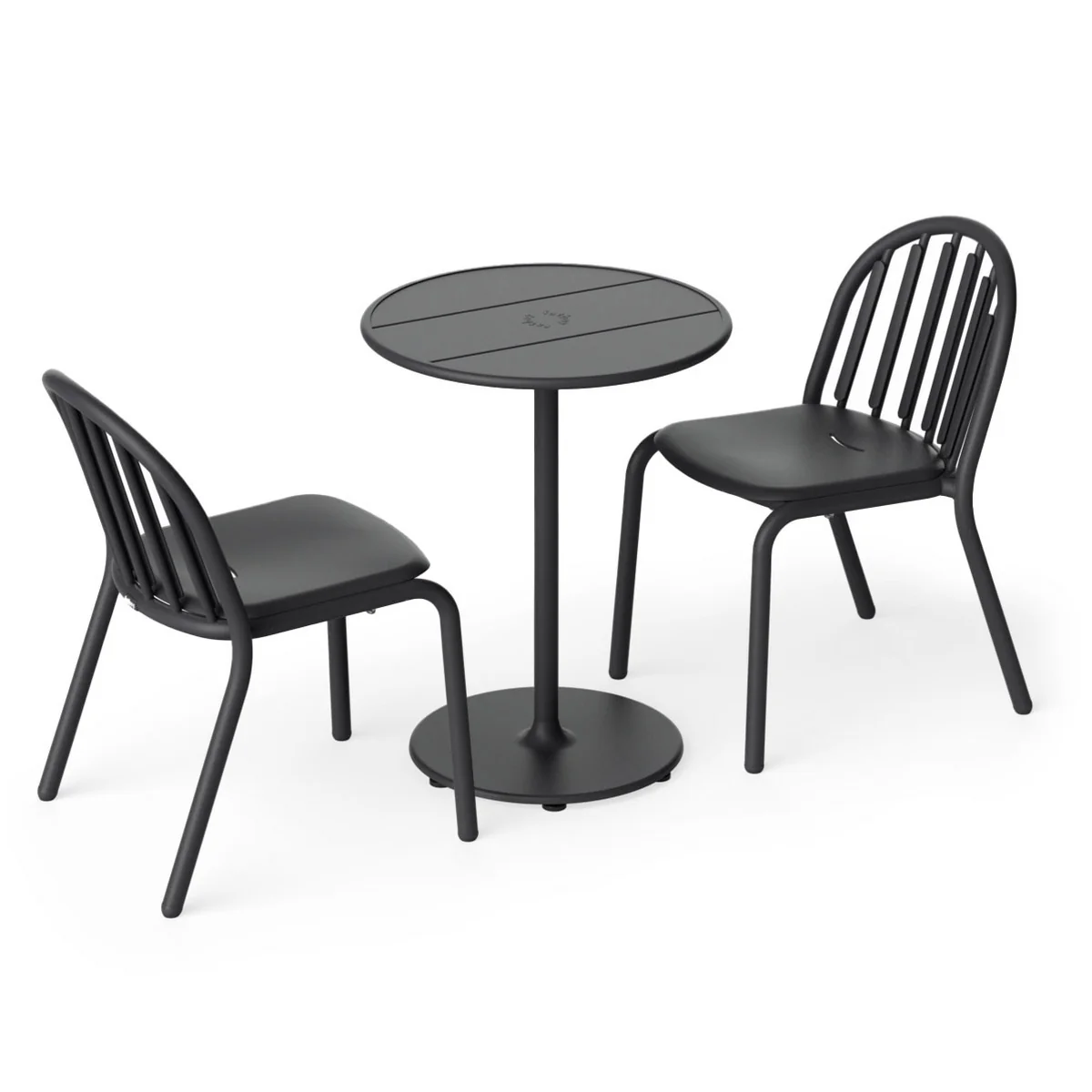 Fatboy - Fred's Outdoor Tisch Ø 60 cm   Stuhl (2er Set)