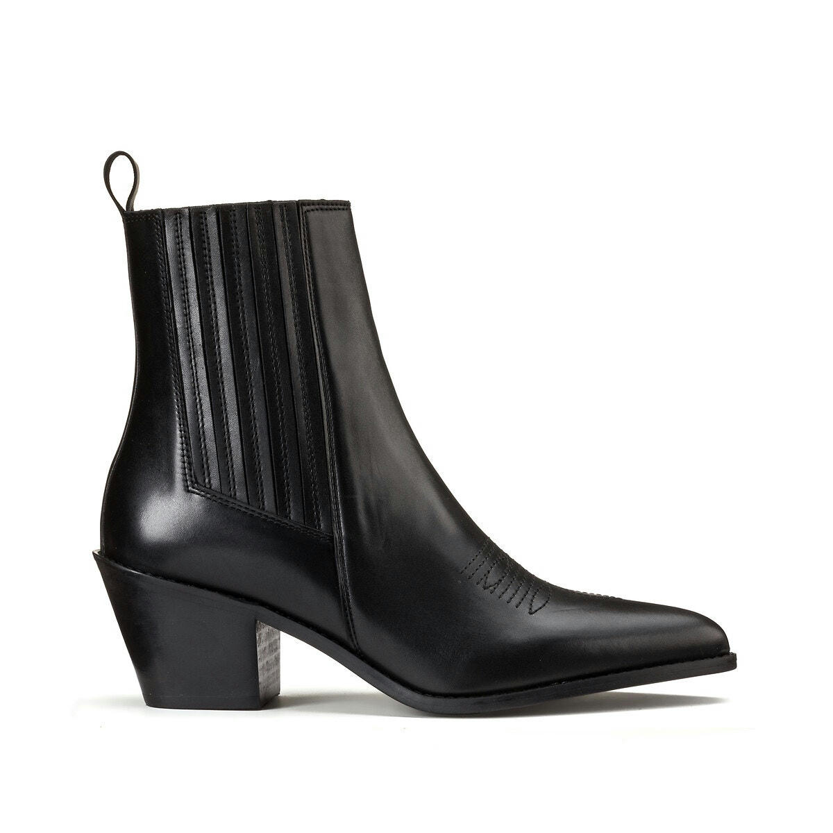 Boots western Signature en cuir