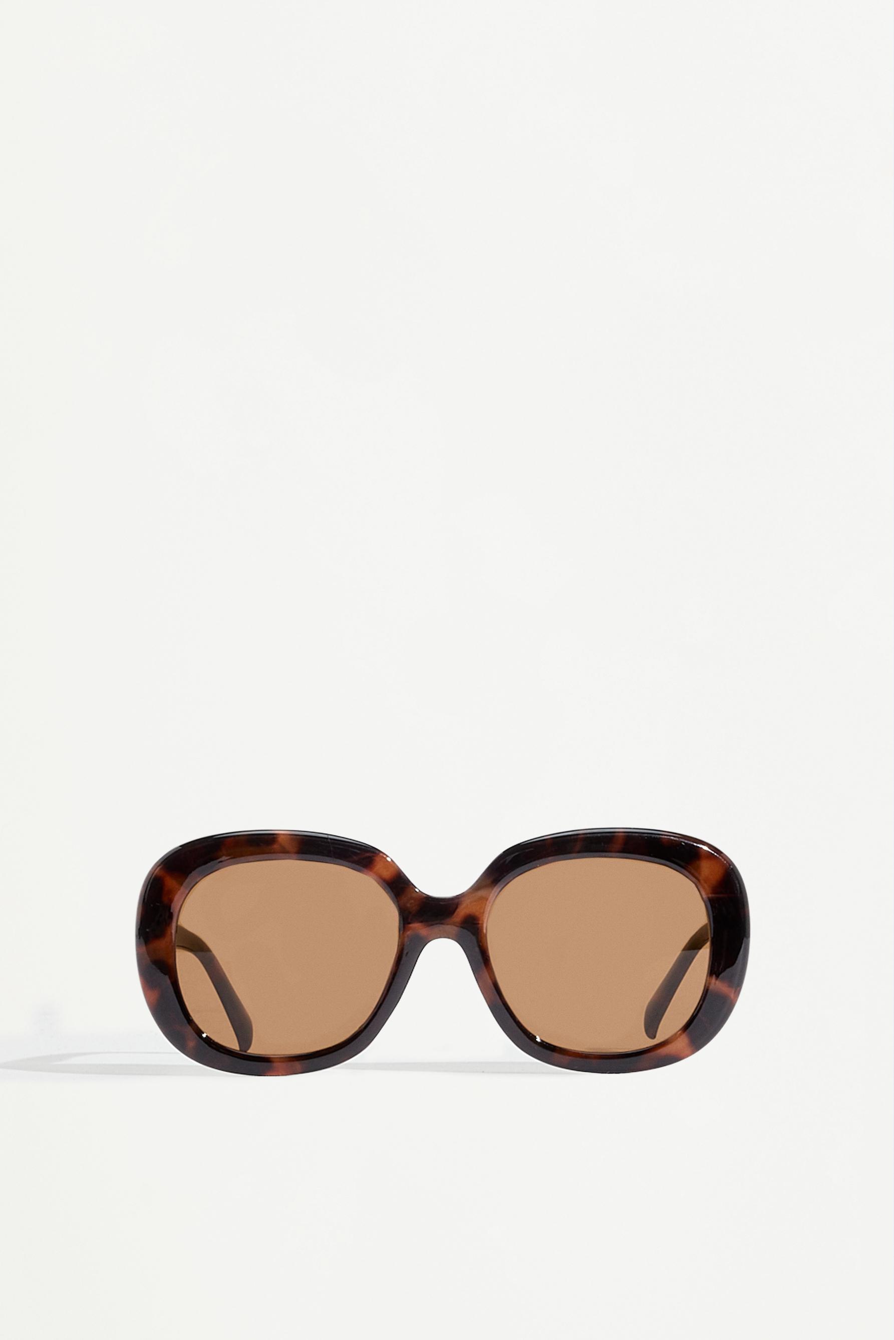 Gafas redondas efecto carey