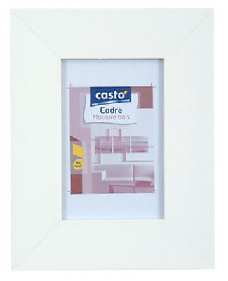 Cadre photo blanc Lissea l.24 x H.30 cm