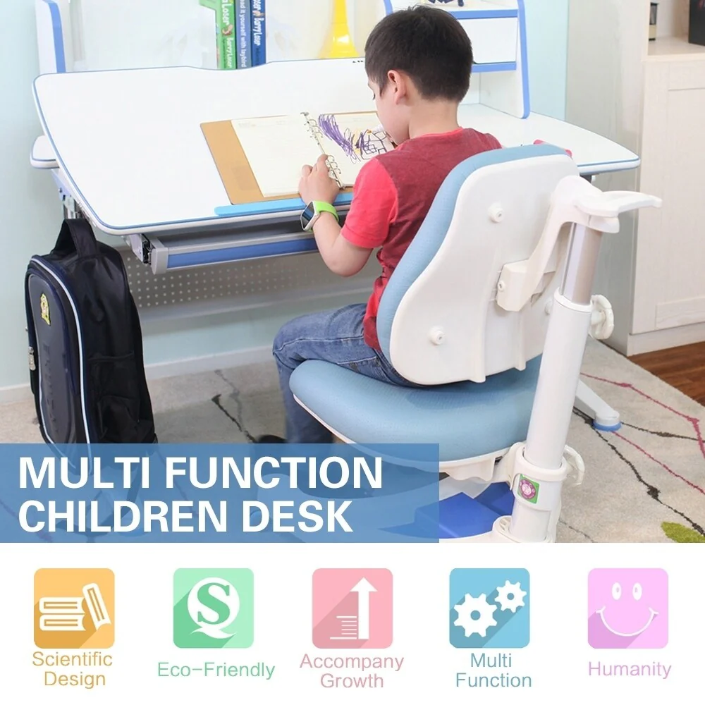 KidS Sit and Stand Ergonomic Height Adjustable Desk- The Care Desk