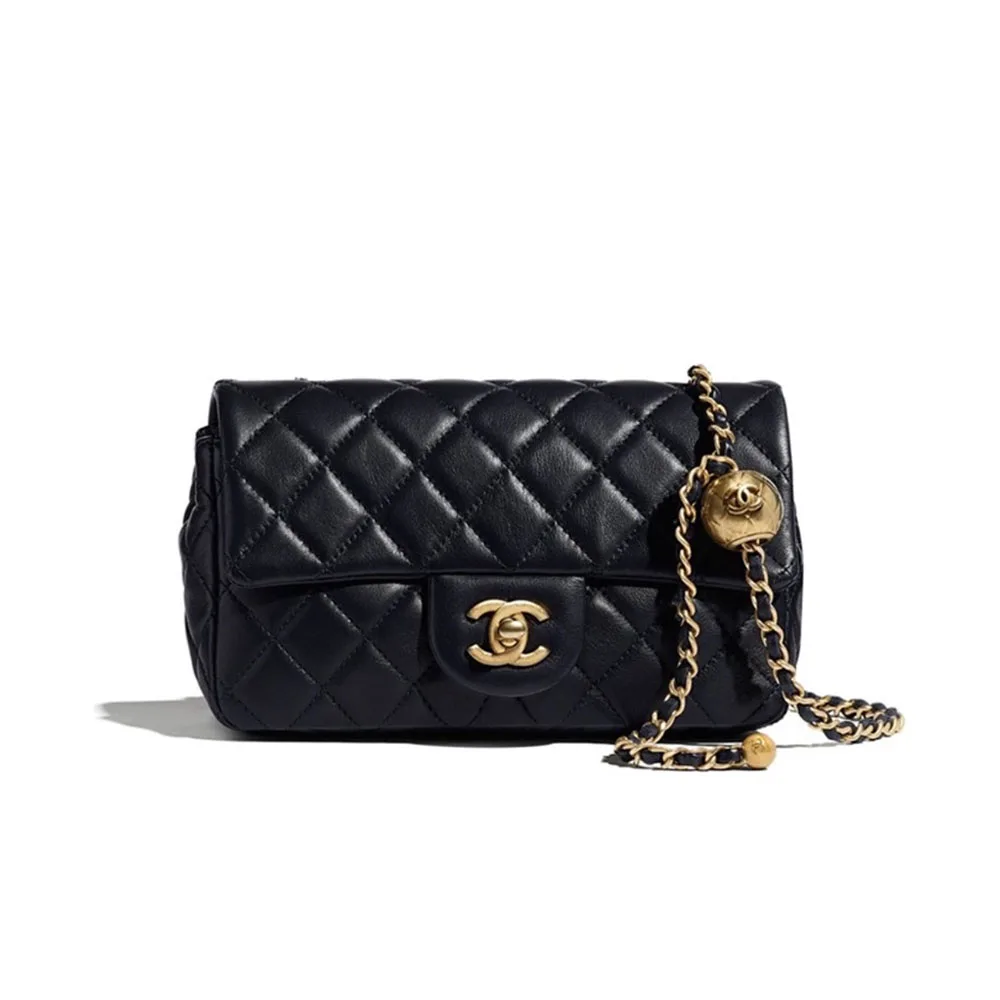 Chanel CF Calfskin Golden Ball 20CM