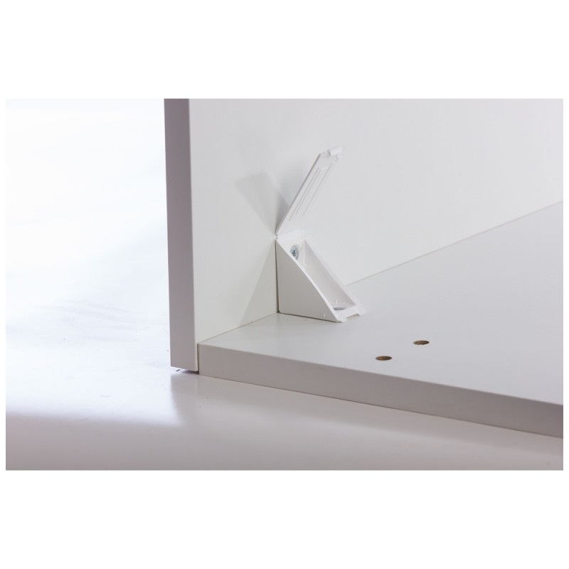 Taquet Tac'Eker blanc 24 x 43 x 43 mm 4 pièces TEKNIBOX