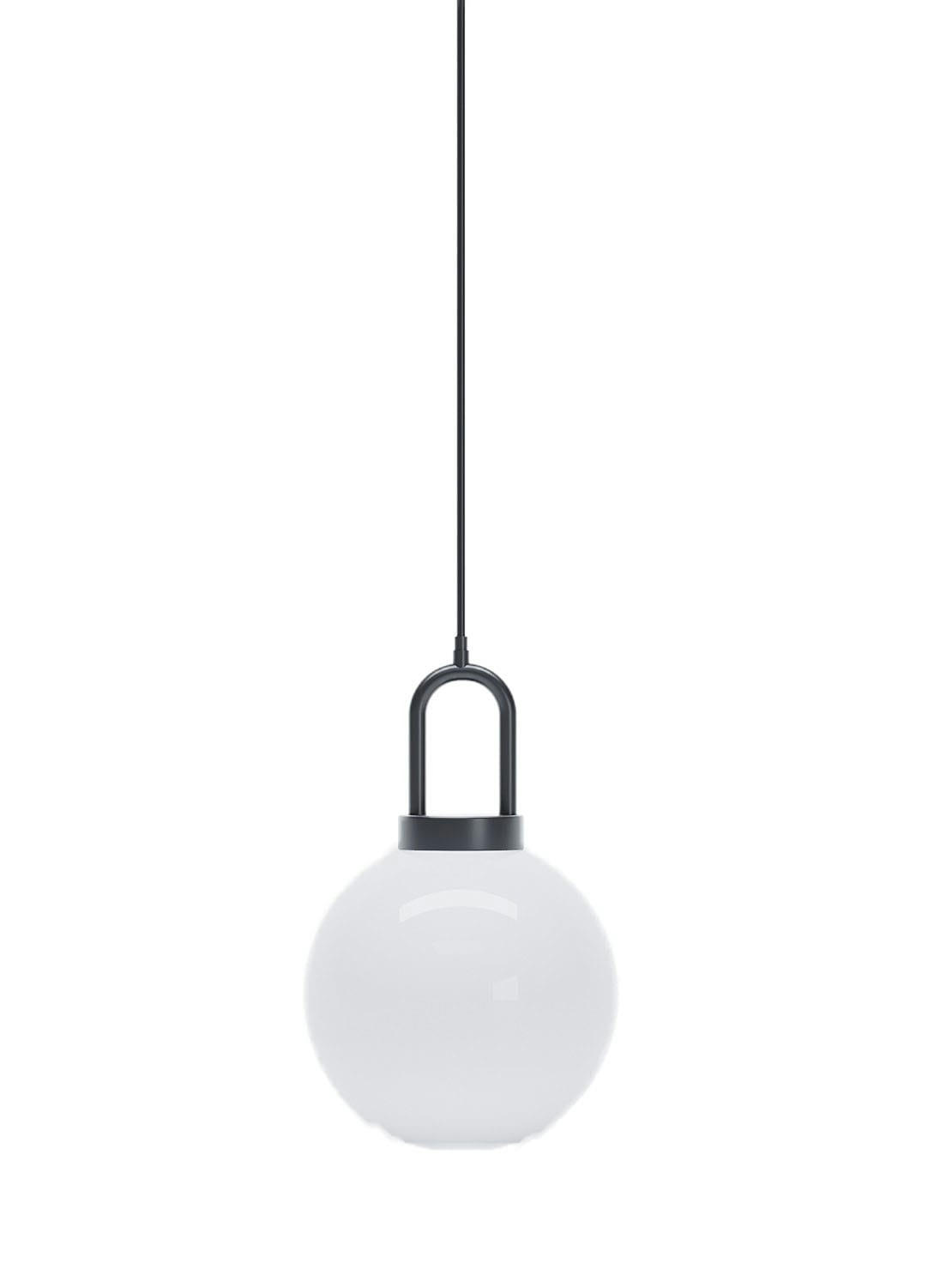 LAFAYETTE - Luminaire suspension globe et métal or