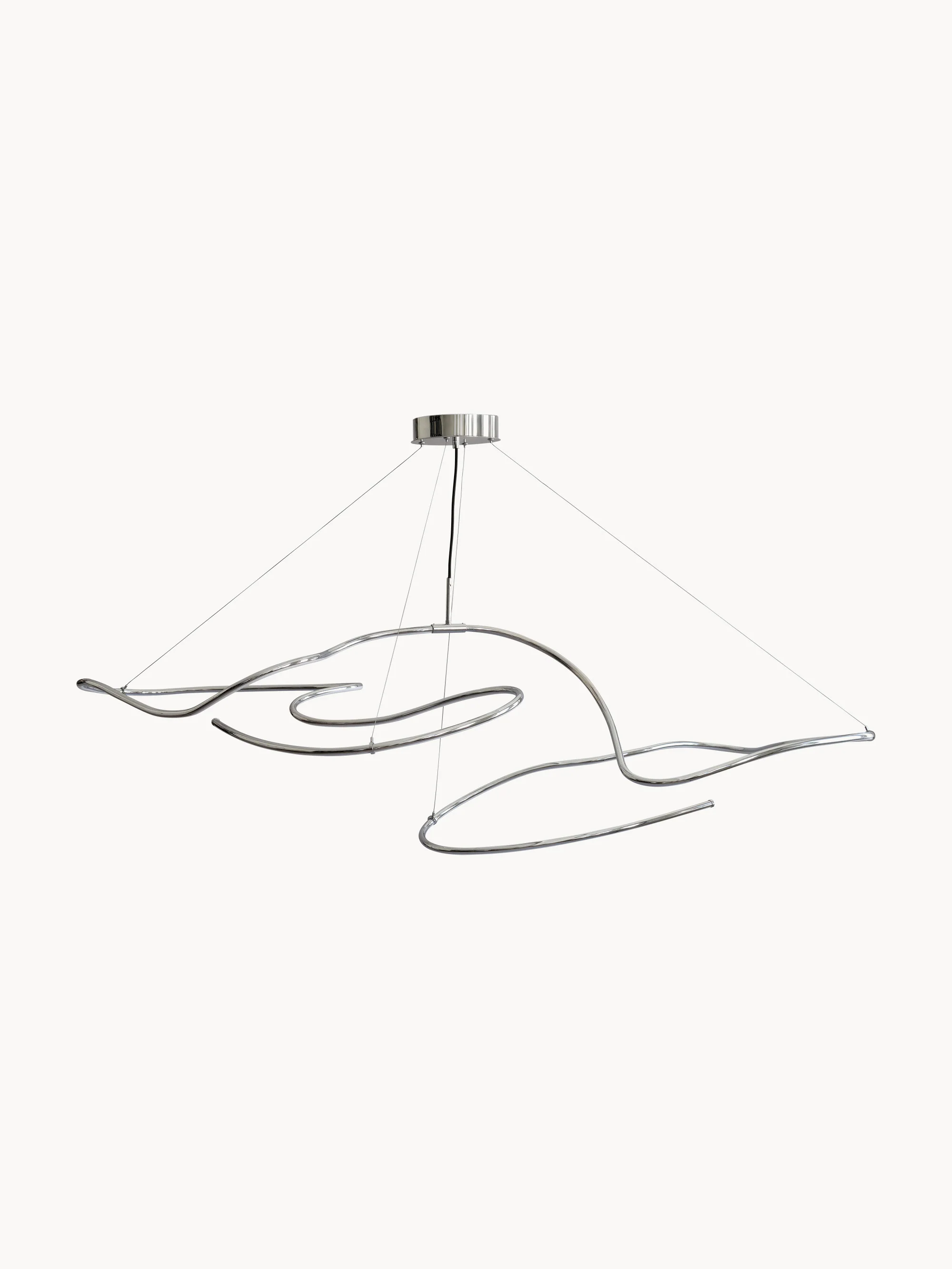 Großer LED-Kronleuchter Ghost