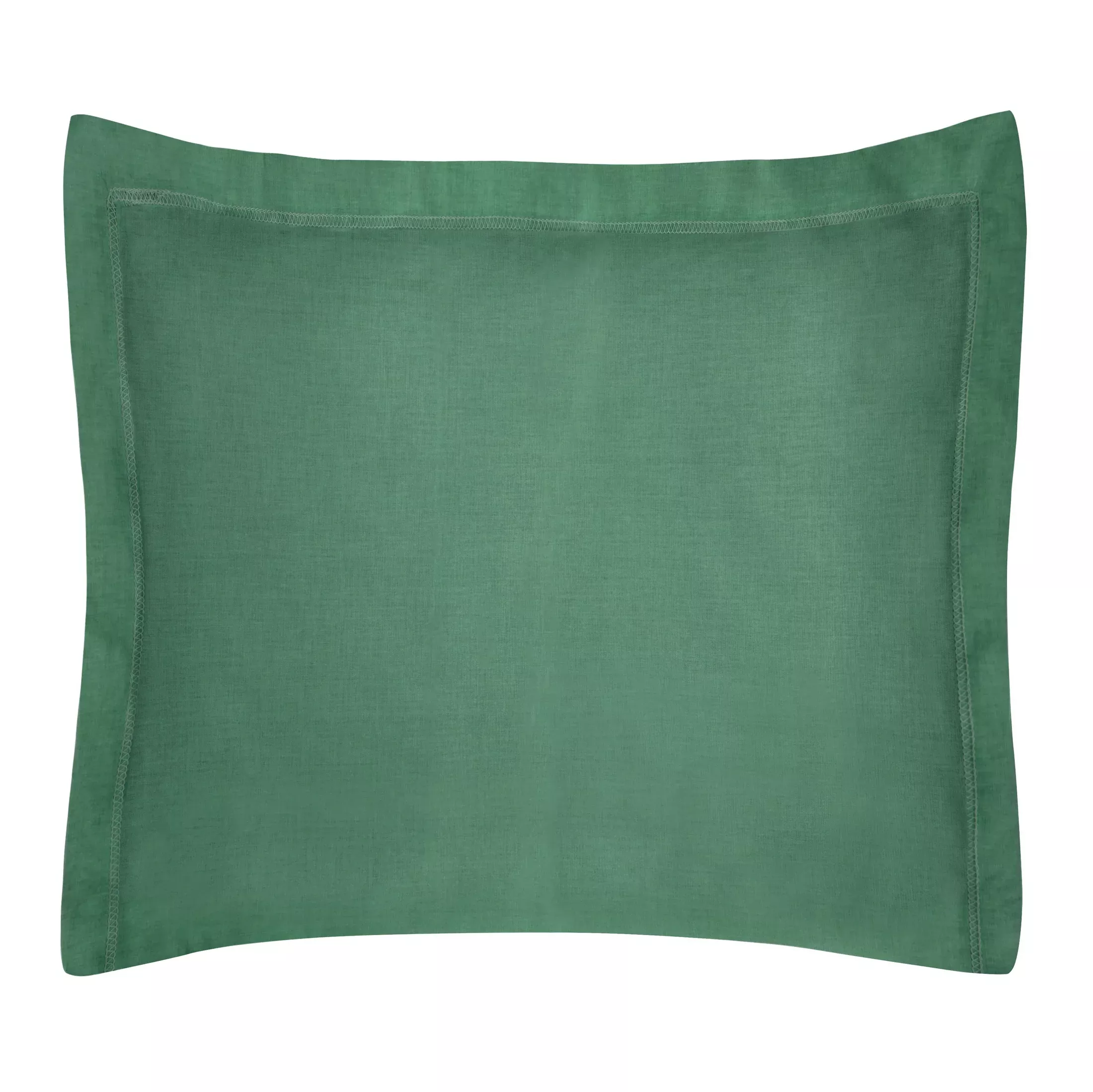 Poszewka na poduszkę 70x80 cm bawełniana butelkowa zieleń z satynowym połyskiem NOVA COLOUR