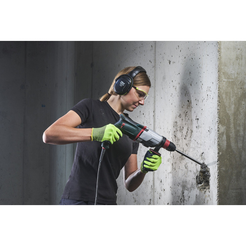 Casque anti-bruit Pro noir et vert 30 dB WOLFCRAFT