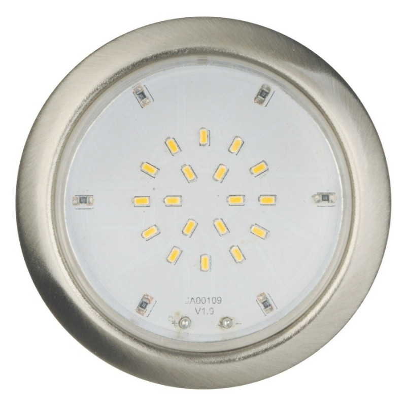 Spot à encastrer LED fixe rond acier IP44 12V 3 x 2 W LIGHT TOPPS