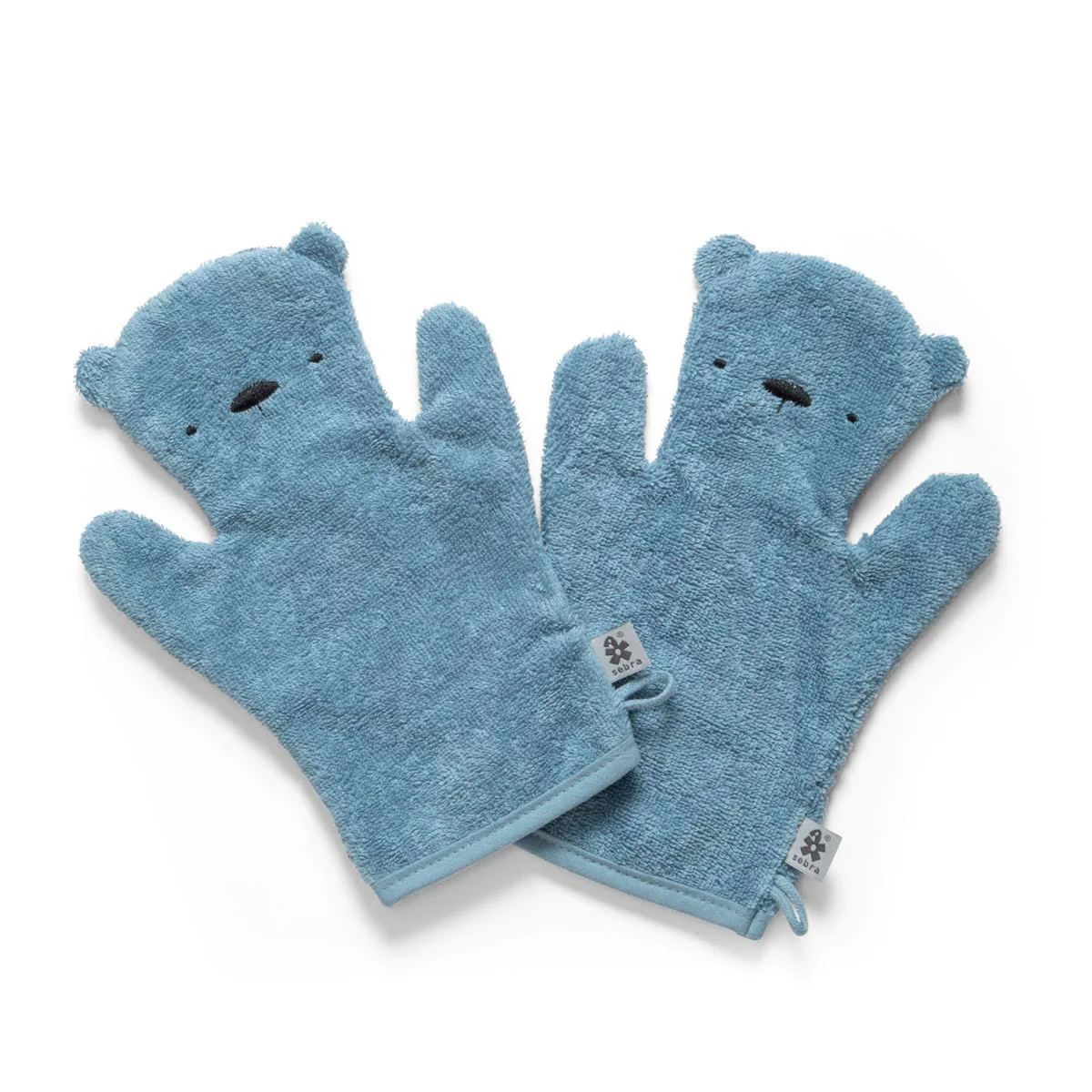 Sebra - Frottee-Badhandschuh Milo, powder blue (2er-Set)