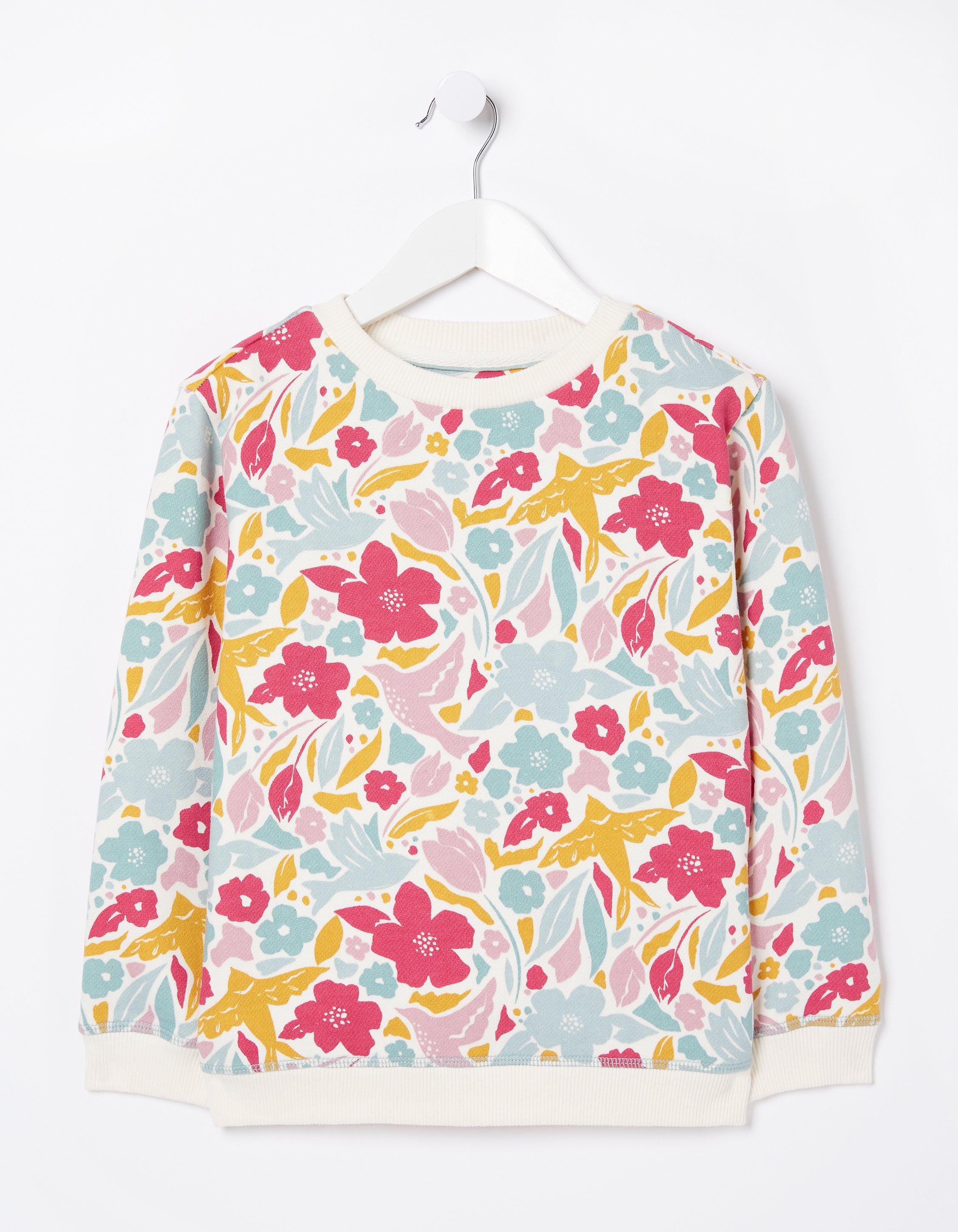 Bright Blooms Crew Sweatshirt