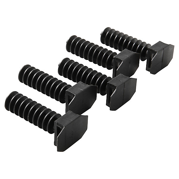 25 embases de fixation sur maçonnerie Diall pour collier de serrage 9 mm noir