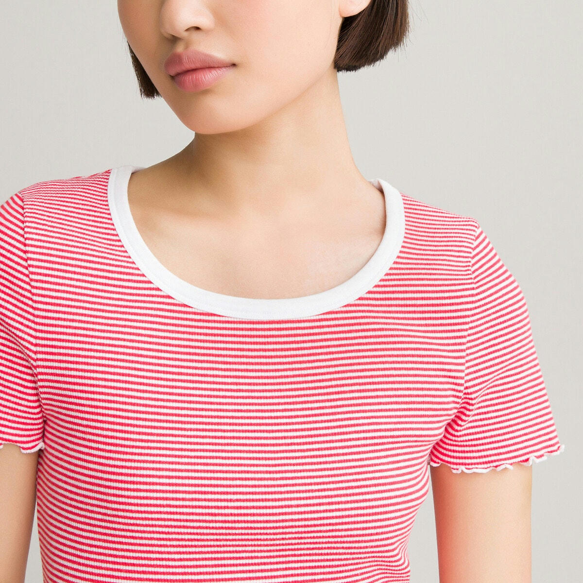 T-shirt manches courtes à rayures 10-18 ans