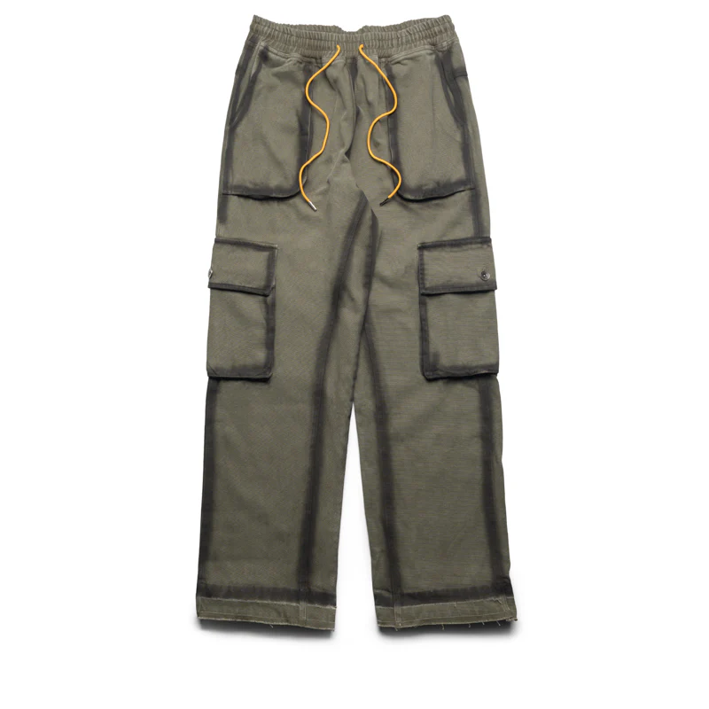 Diet Starts Monday Cargo Pants - Outlined Olive