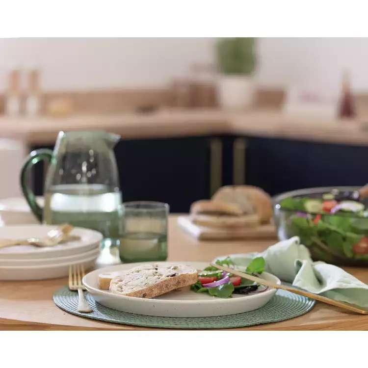 Habitat Addison 4 Piece Stoneware Dinner Plate - White