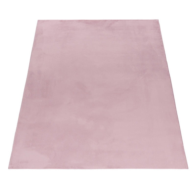 Dywan pluszowy Pouffy pudrowy róż 60 cm x 110 cm