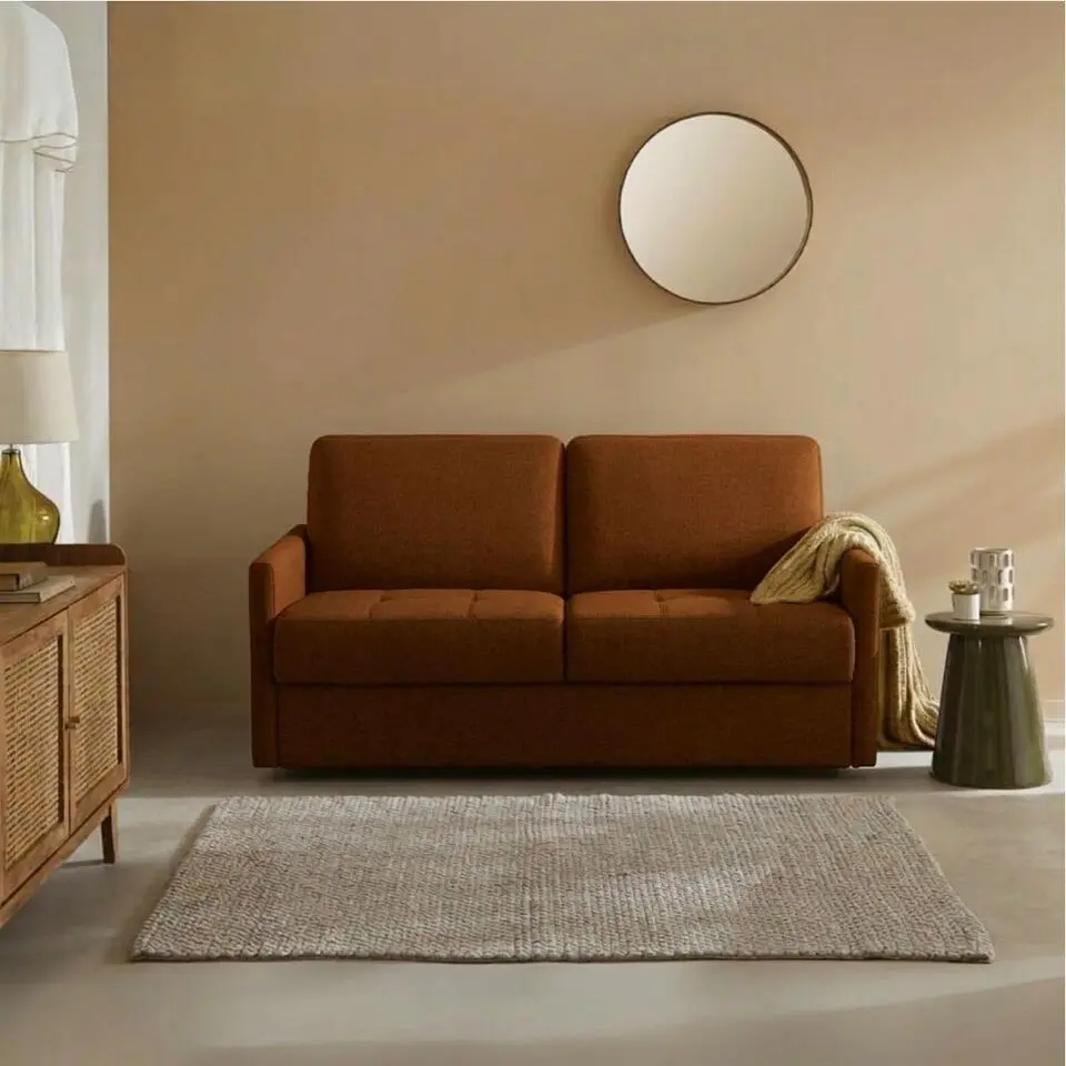 Calicosy - COSENZA Slaapbank 3-zits - Grijs - 100x175x87 cm