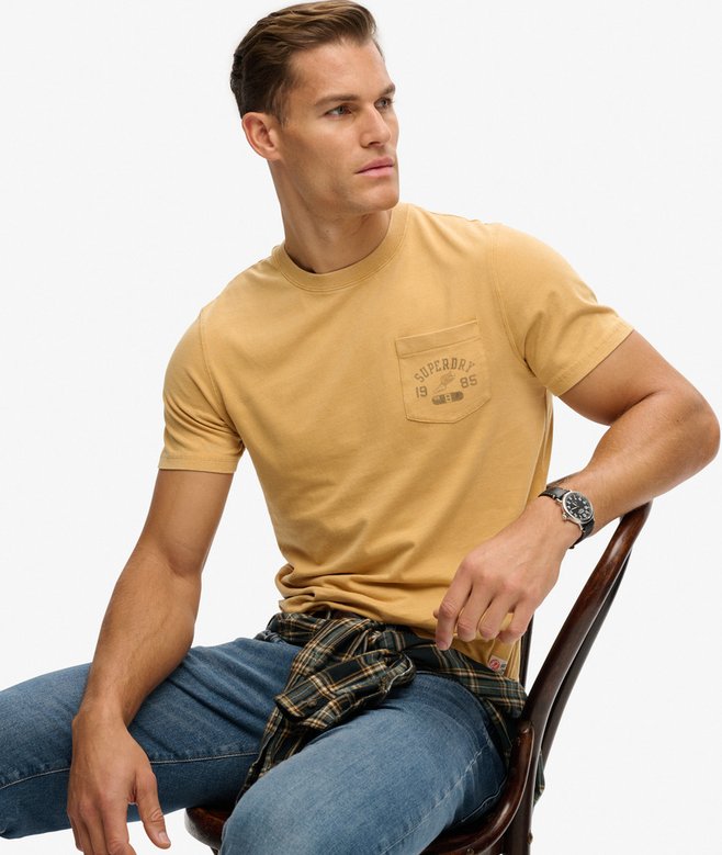Vintage Prep Relaxed Pocket T-Shirt