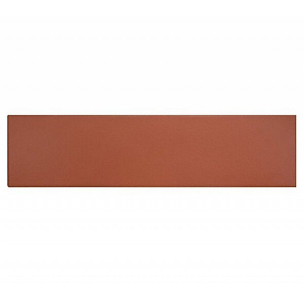 Carrelage sol / mur pose baton rompu chevron uni orange mate STROMBOLI CANYON