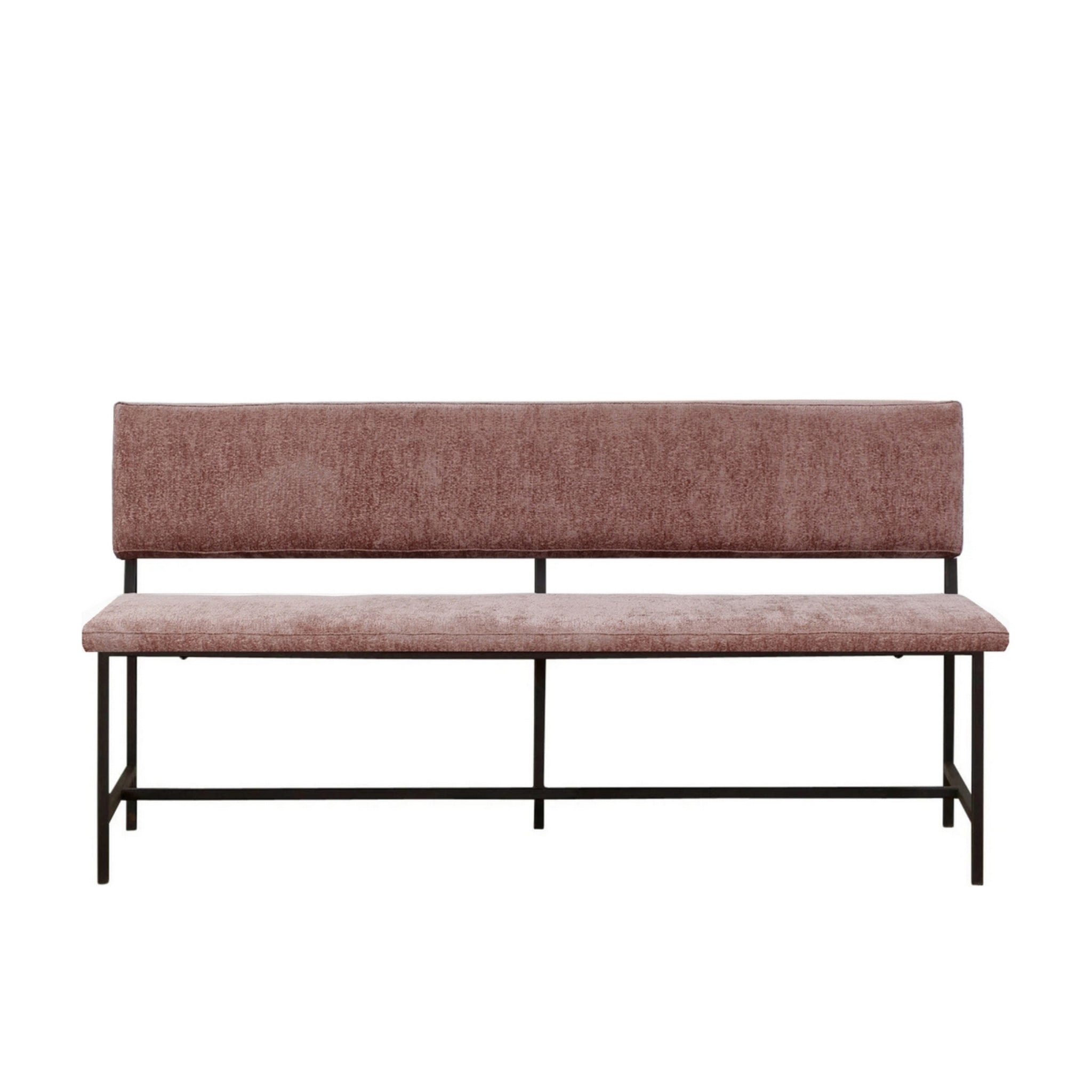 by fonQ Spare Eetkamerbank - B 200 cm - Flamingo