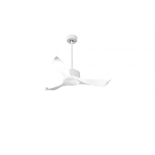 Modulo Regular Exterior - un ventilateur pour extérieur IP44, DC 106 cm Blanc pales abs blanc sans Lumière10 à 20 m²