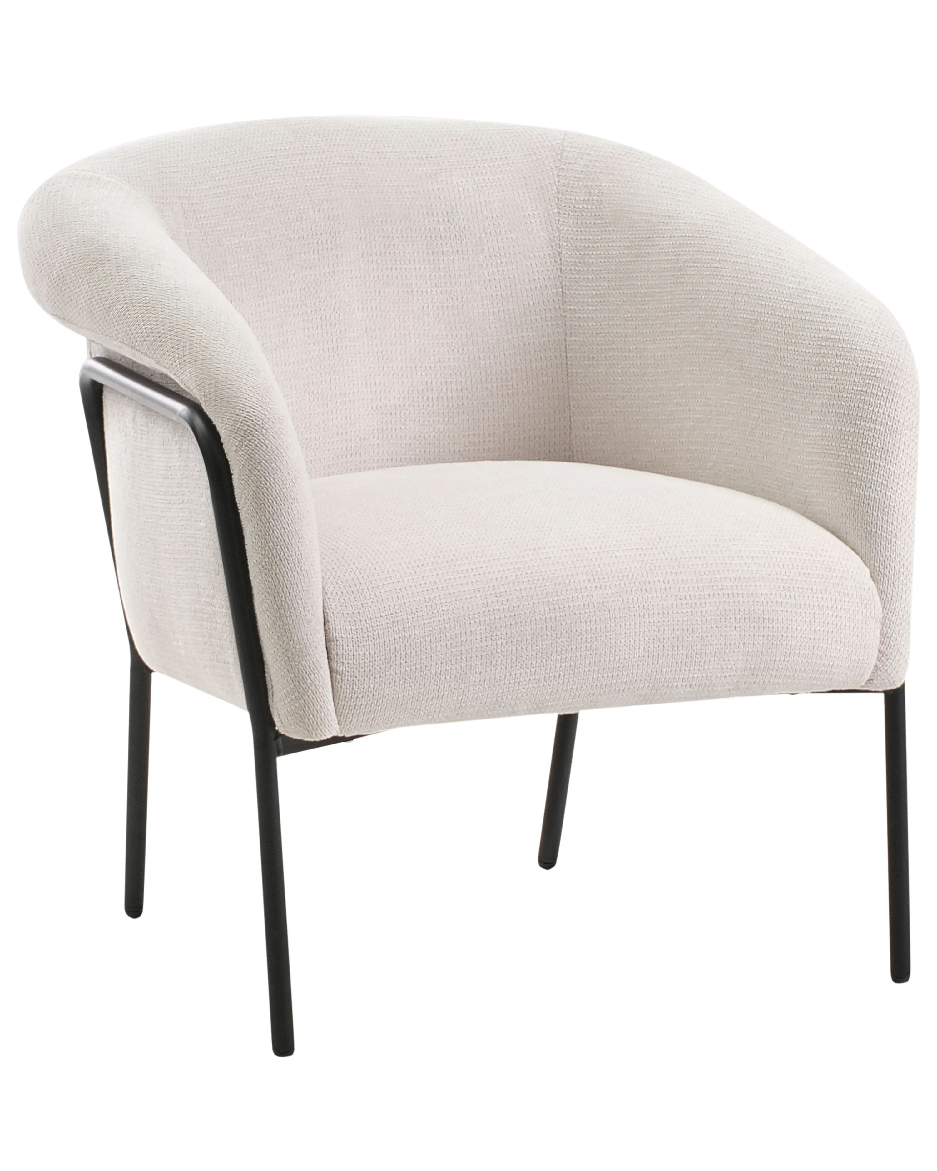 Armchair KROSSEN Fabric Light Beige