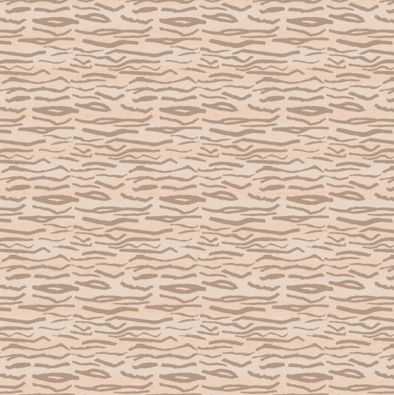 Behang Animal stripes Blush pink