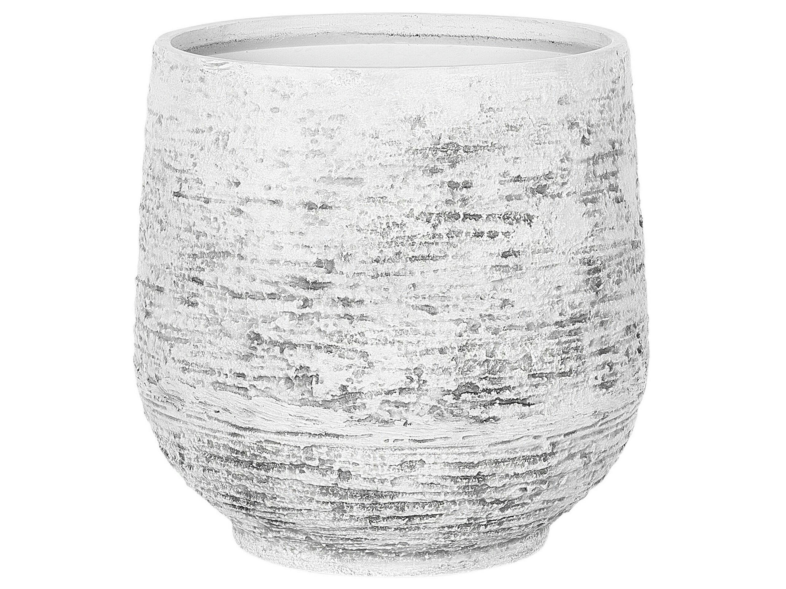 DIONI - Cache-pot d'extérieur en pierre gris H53