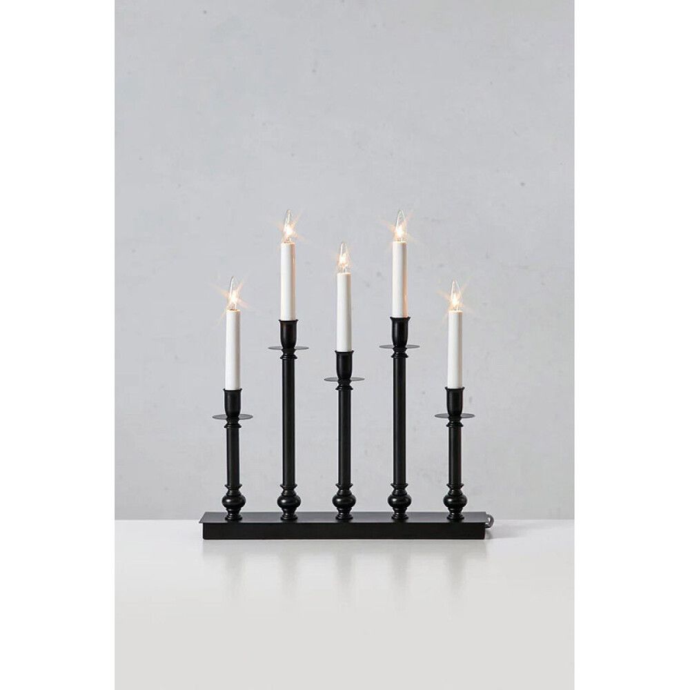 ADVENTSSTAKE MARKSLÖJD FRATELLO SVART