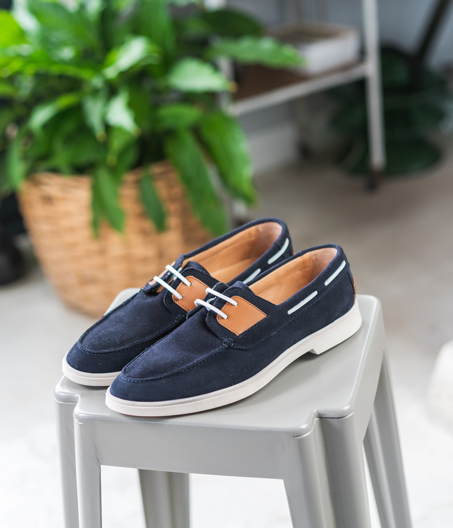Chaussures bateau Dafoé marine
