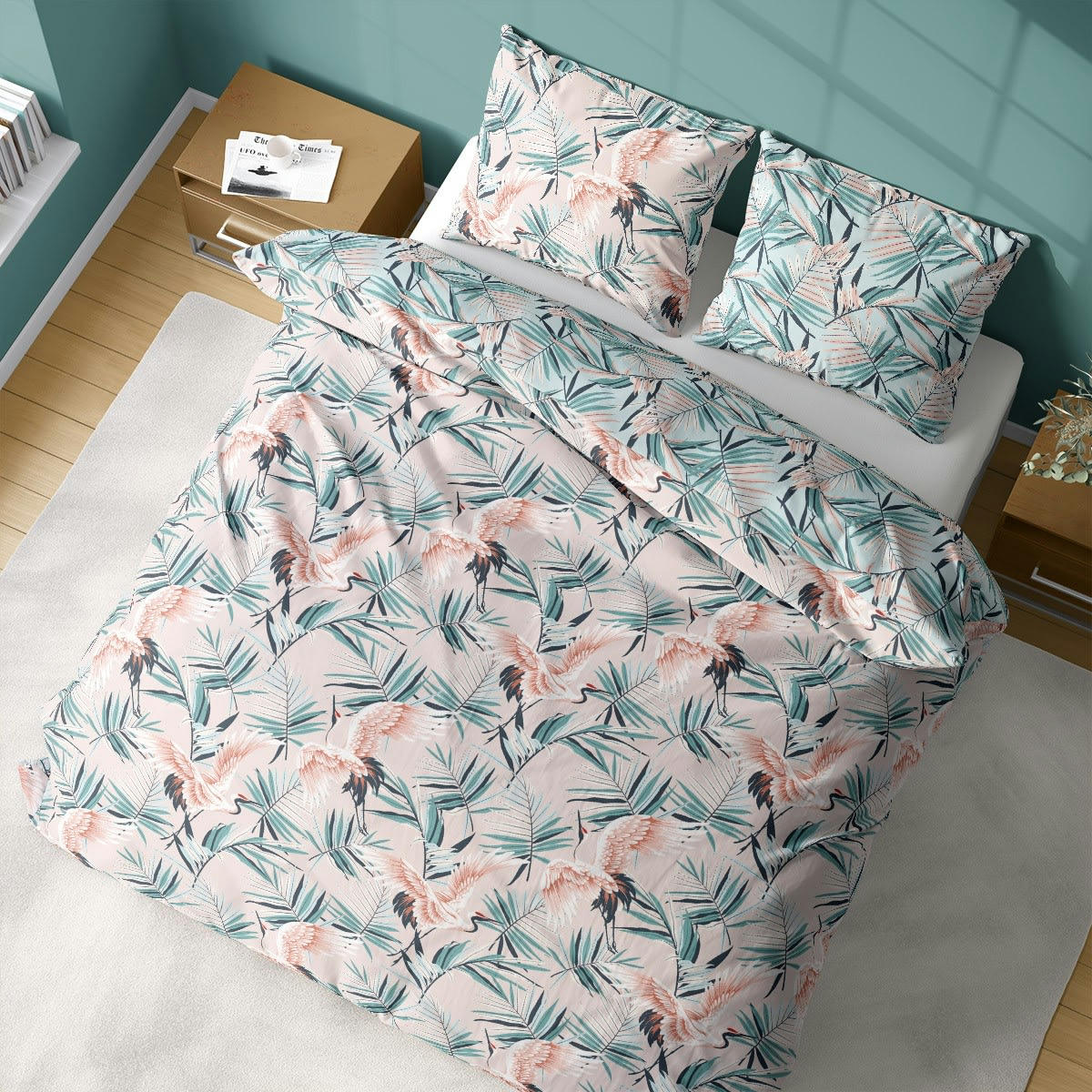 ALEYA - Housse de couette 220x240cm + 2 taies