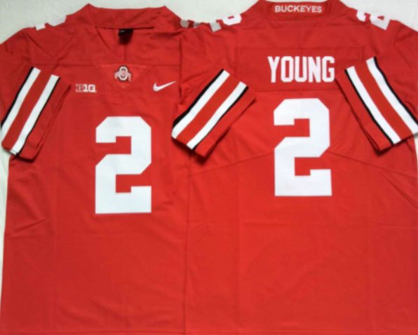 YOUNG NCAA Ohio State Buckeyes Nike Vapor Limited Jersey