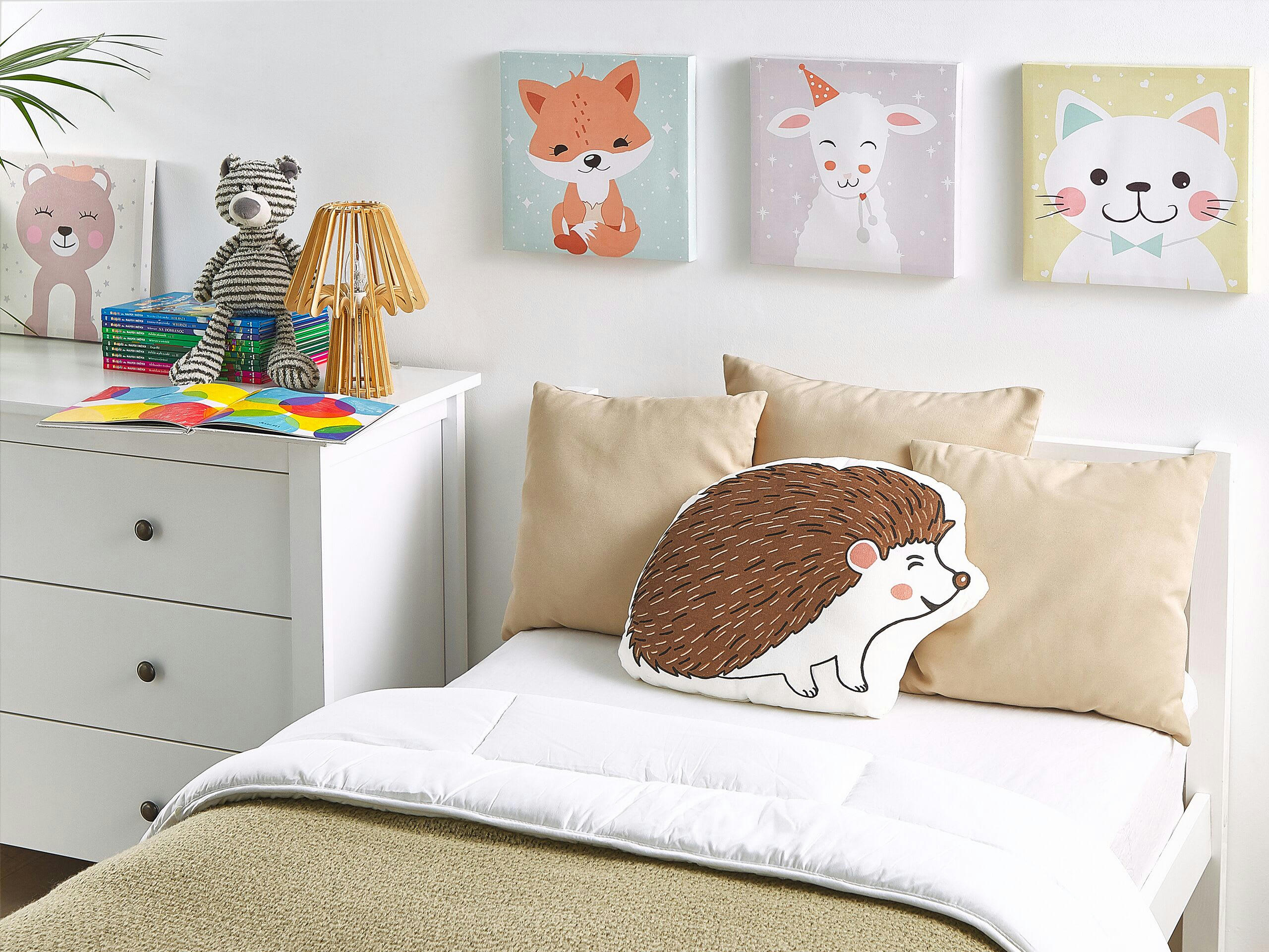 BENAGULRU - Lot de 2 coussin décoratifs en tissu marron 36x12cm