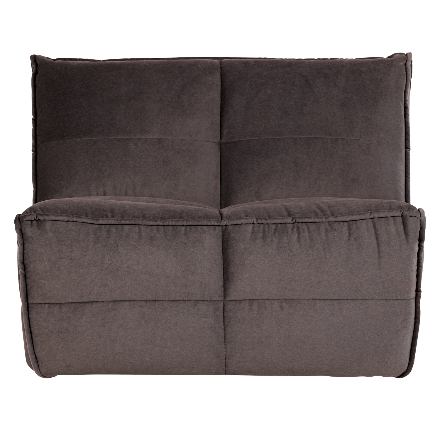 vtwonen 1-zits element Cluster - Velvet - Chocladebruin - 82x105x92