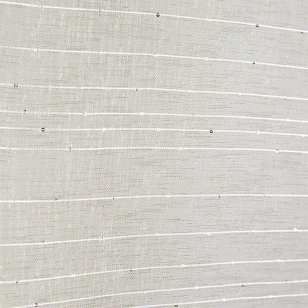 Vitrage passe tringle x2 effet sequin taupe 60x90cm
