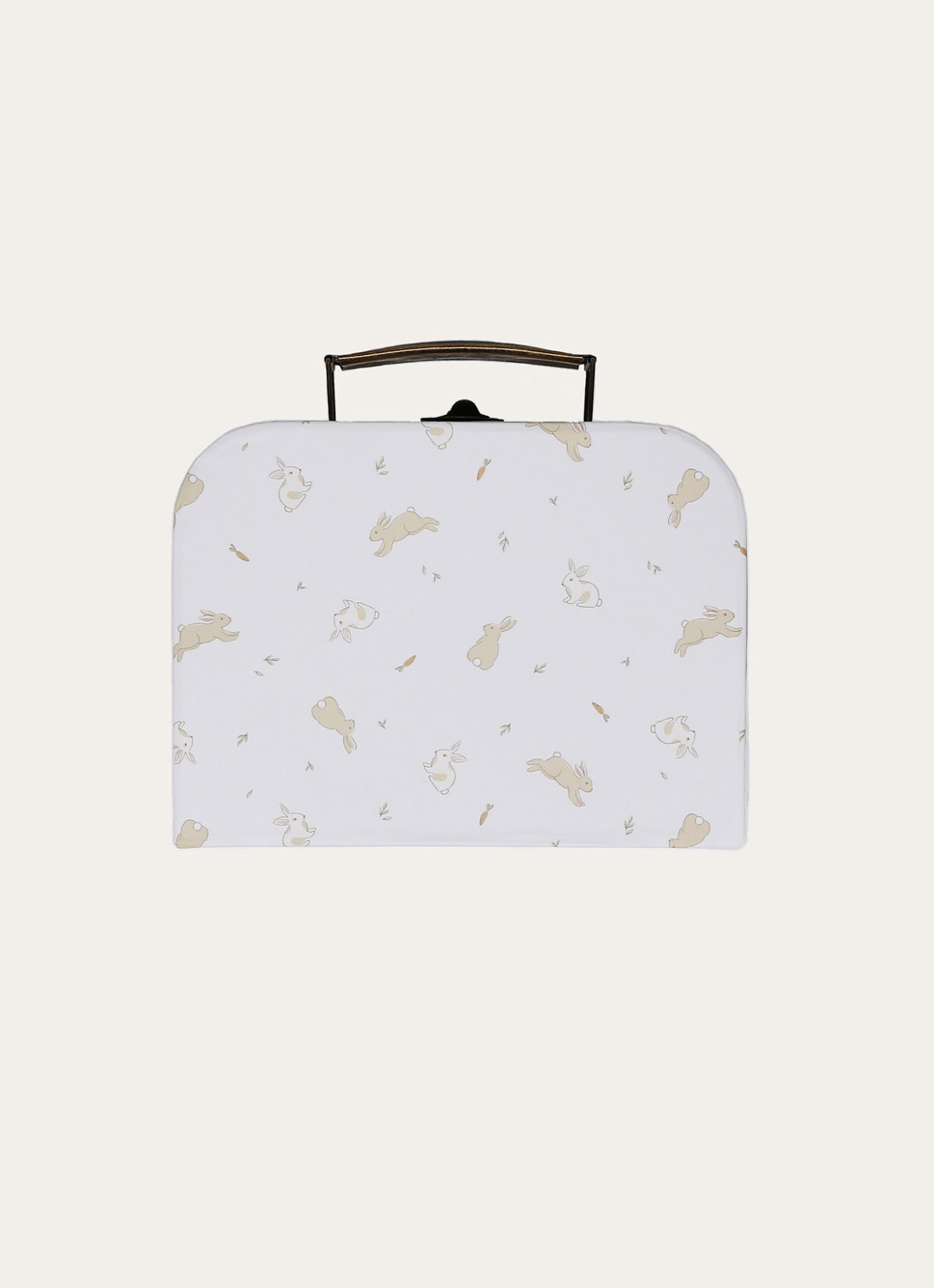 VALISETTE MOTIF LAPIN BLANC