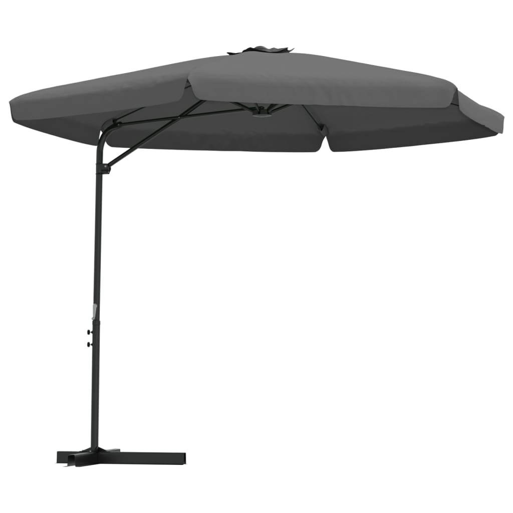 Parasol ogrodowy AntracytvidaXL