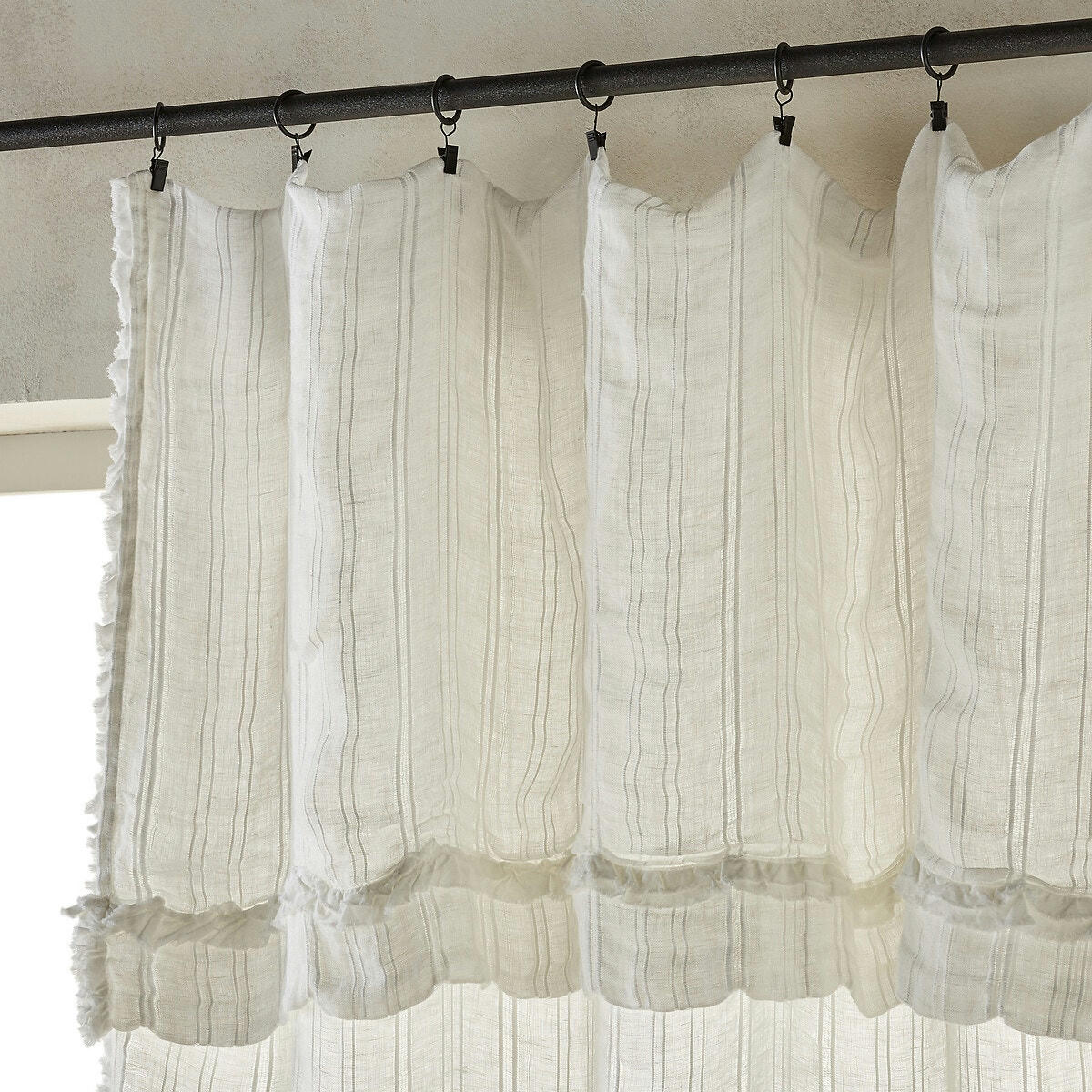 Voilage en lin et viscose, Plumaka