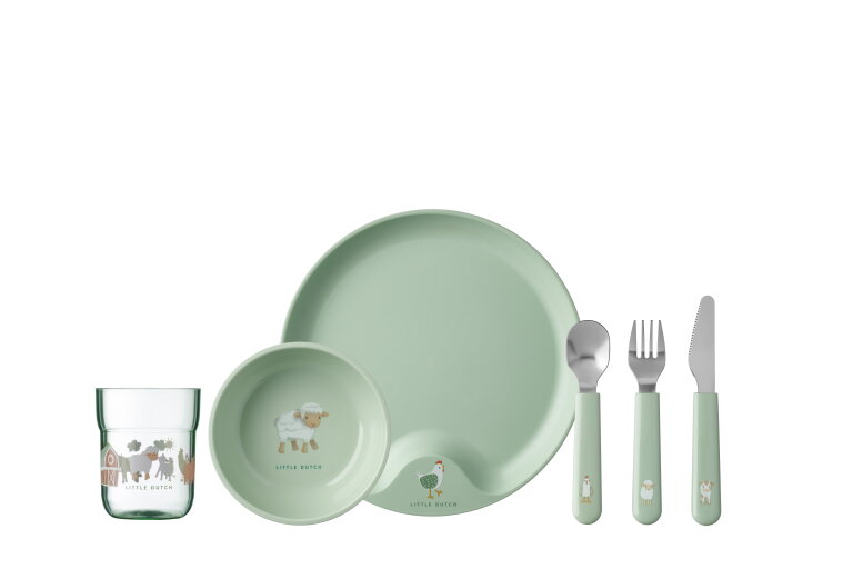 Kinderservies Mepal Mio 6-delig - Little Dutch - Little Farm
