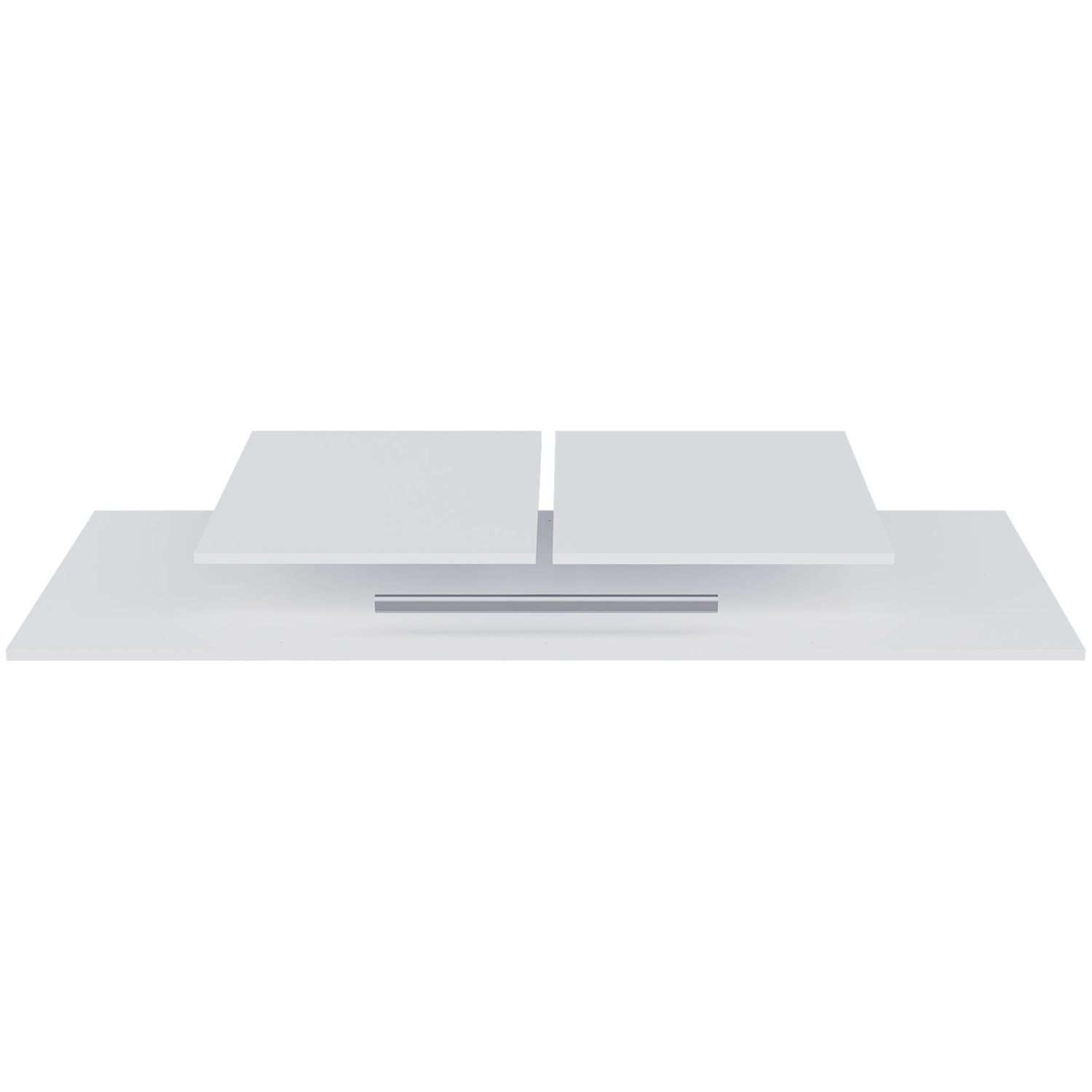 WOOOD kledingkast interieurpakket 2-deurs met Lade Connect - Melamine - Wit