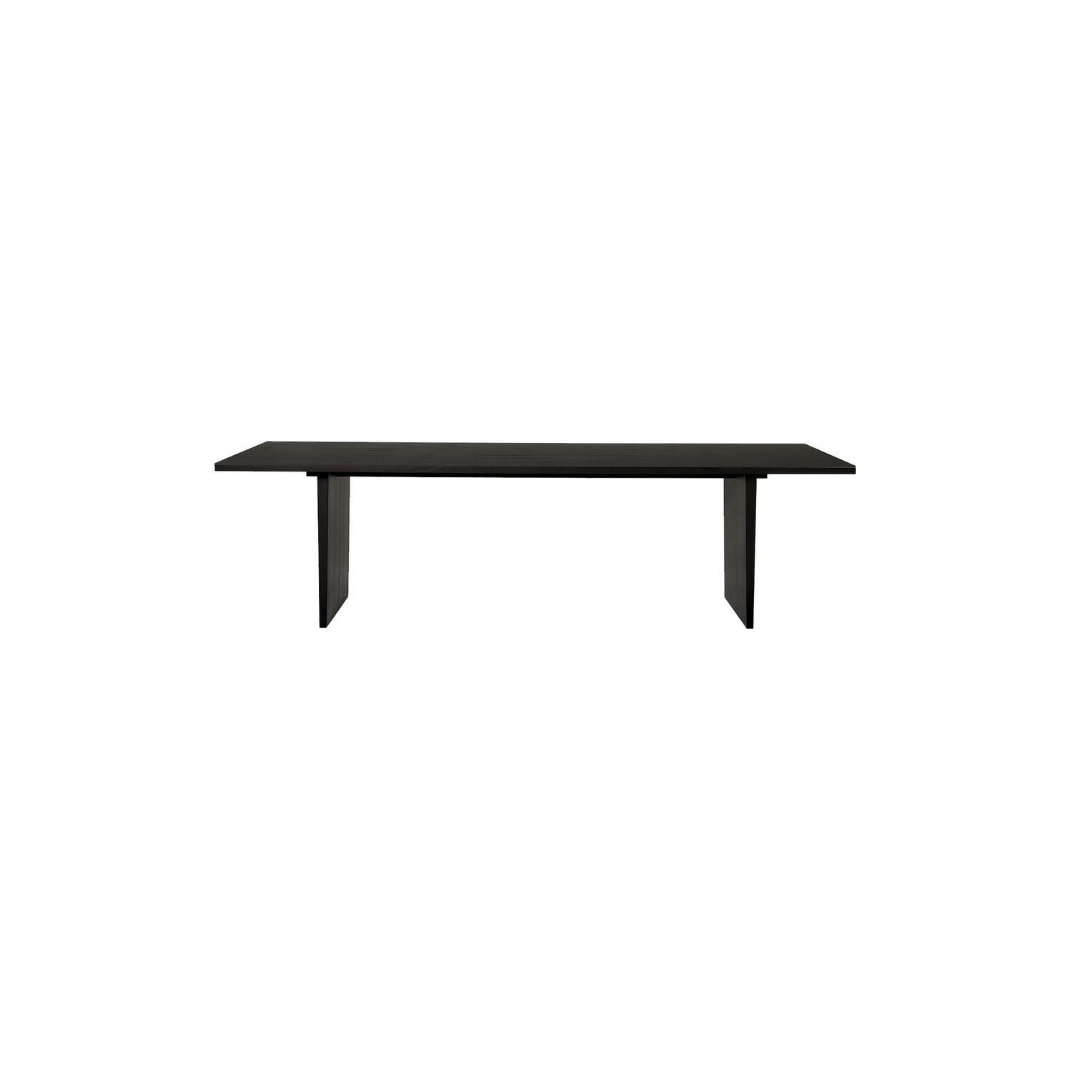 Private Dining Table, brown/black stained oak