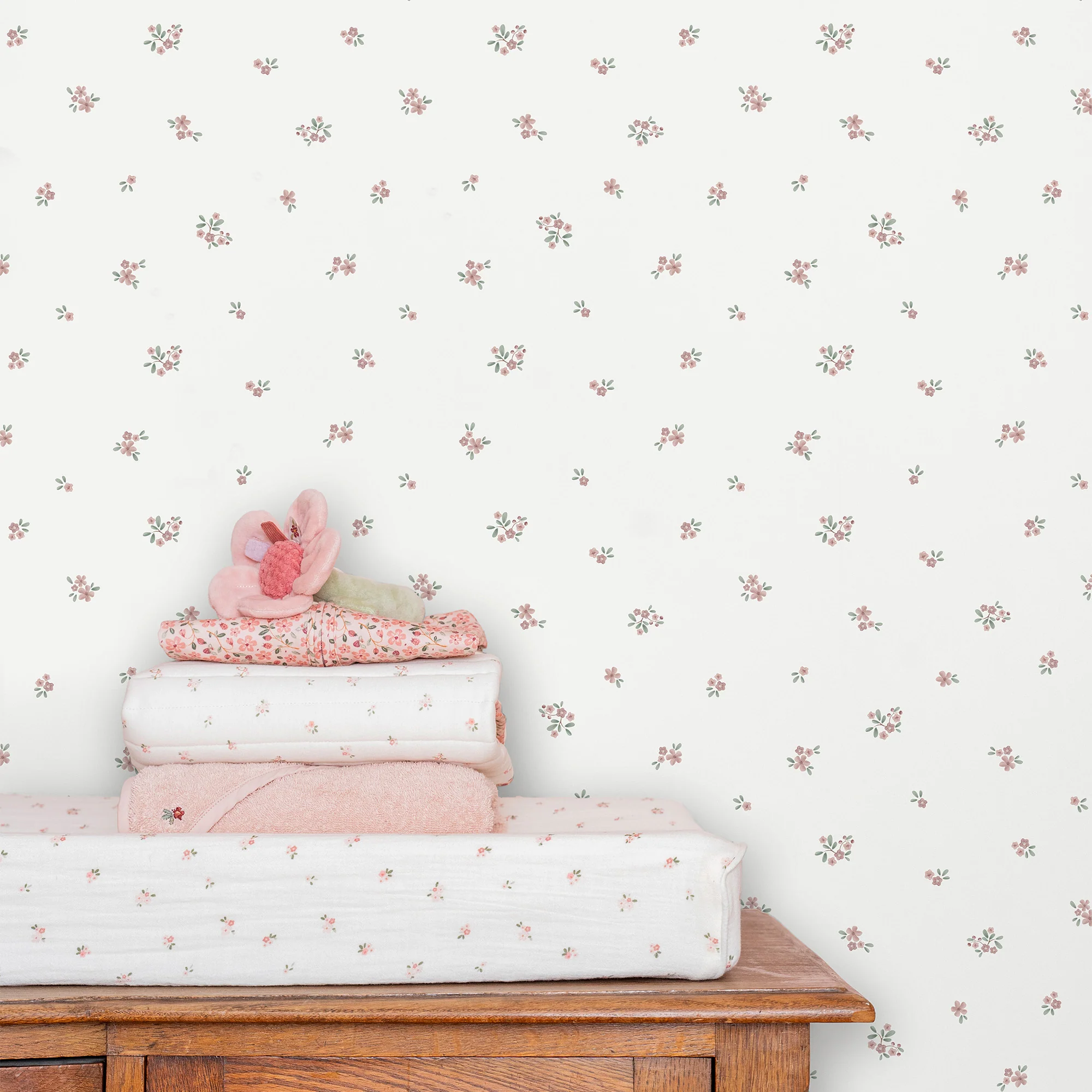 Little Dutch Papier peint intissé FAIRY BLOSSOM rose pétale