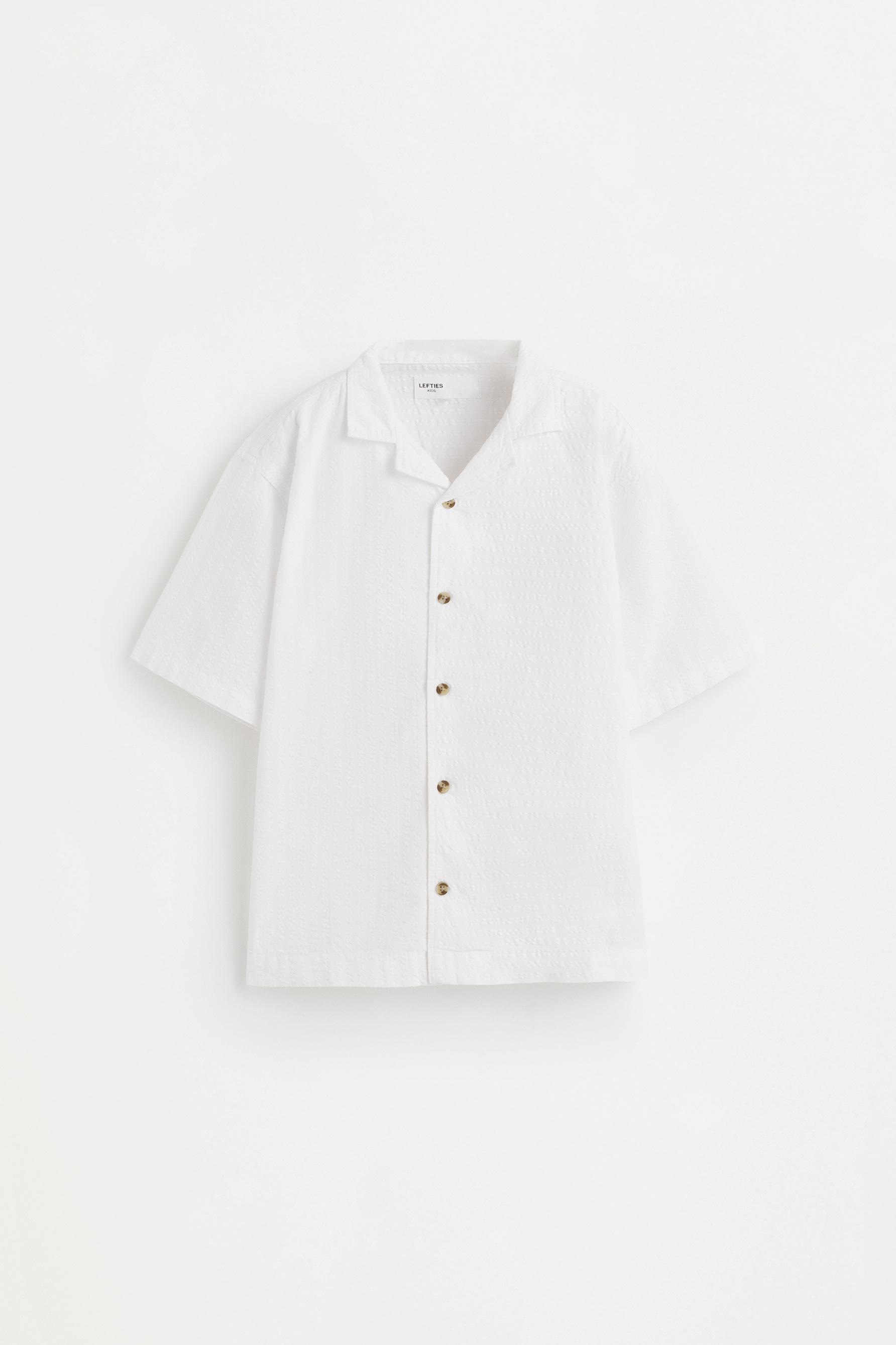 Camisa resort seersucker