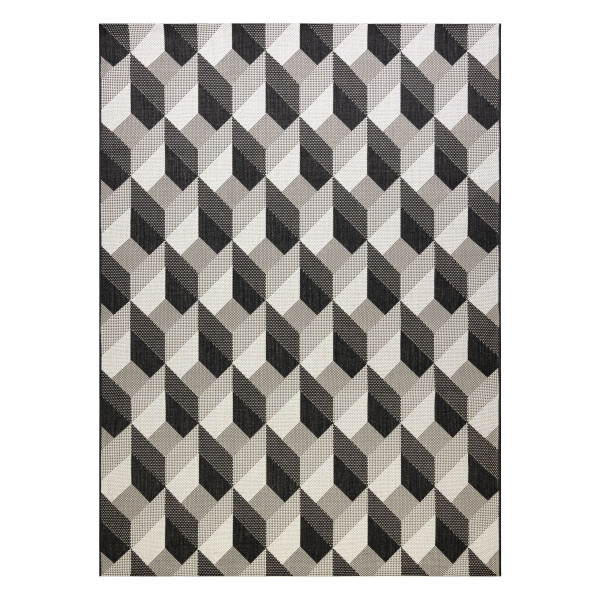 Dywan SZNURKOWY SIZAL FLAT 48624/690 KOSTKI 3D 120x170 cm