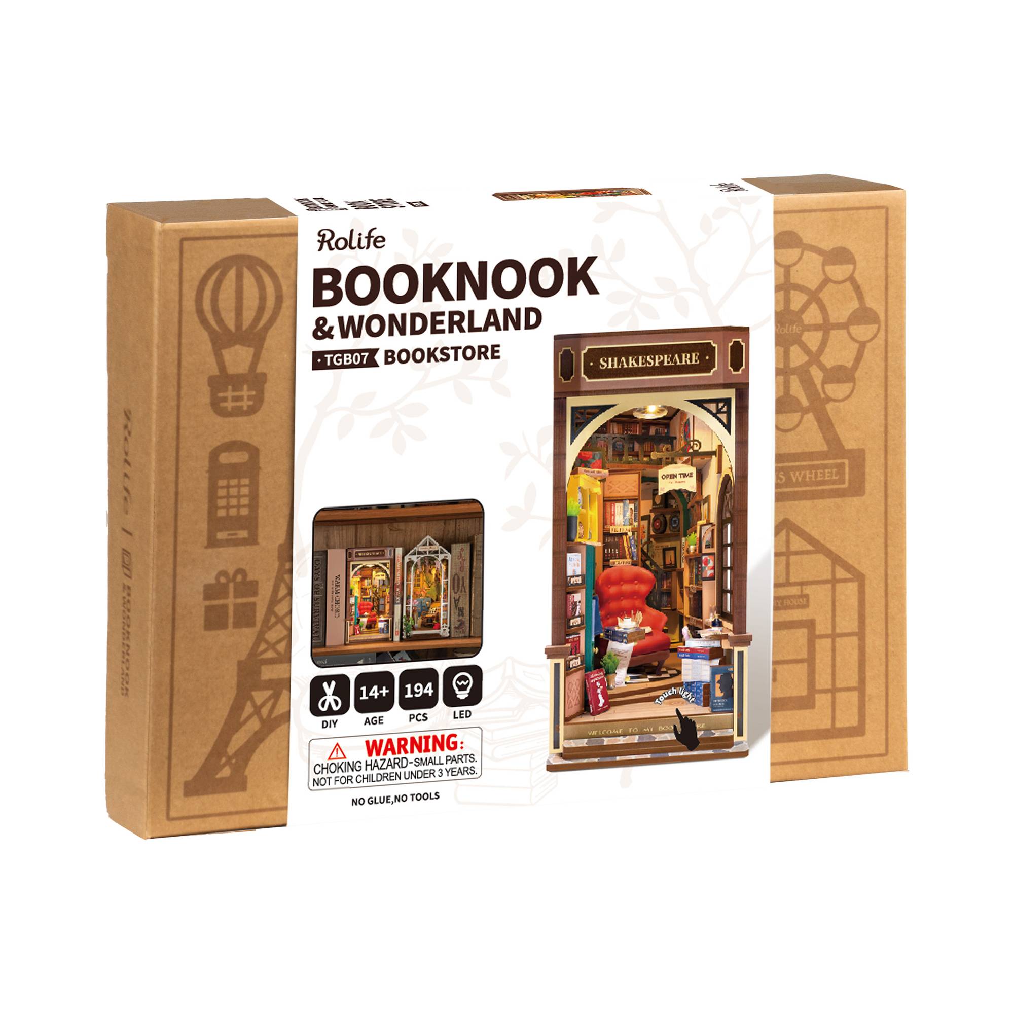 Rolife Bookstore DIY Book Nook