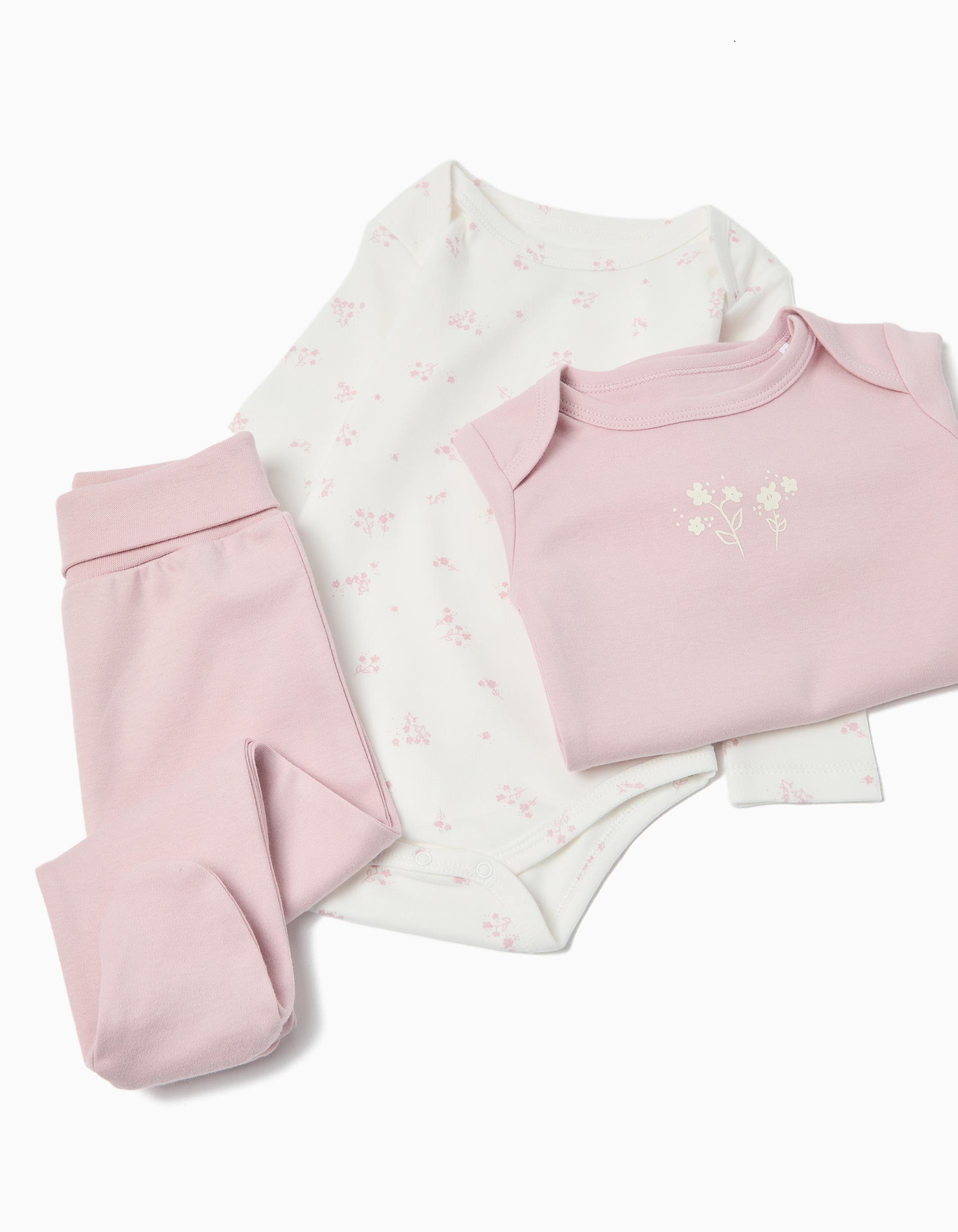Conjunto 3 Peças, Menina, Lil&aacute;s Claro