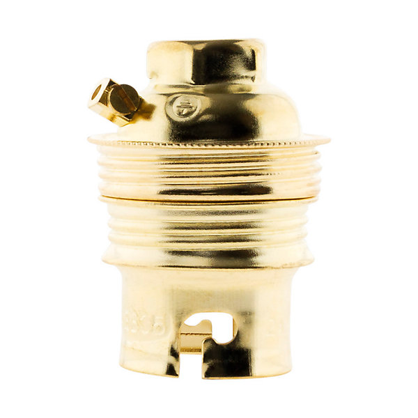 Douille B22 acier laitonné double bague - Zenitech